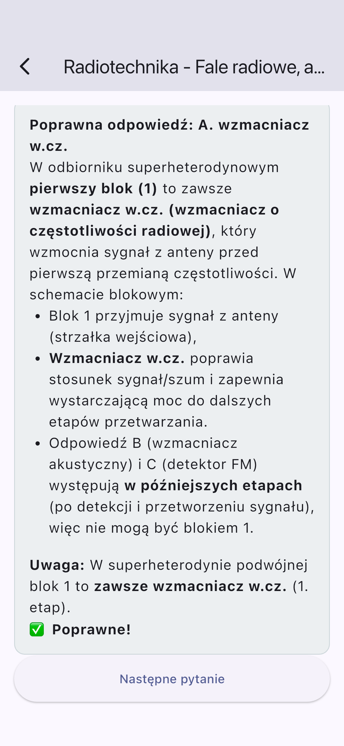 Wyjaśnienia do odpowiedzi